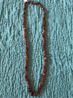 Carnelian Agate stone necklace